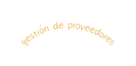 gestión de proveedores