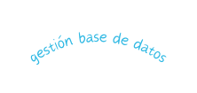 gestión base de datos